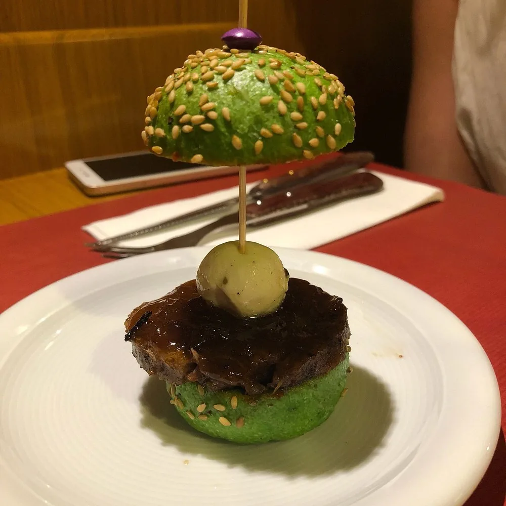 Minihamburguesa de la casa